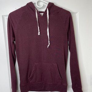 Women's Zine Maroon Hoodie Size S